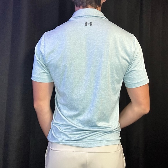 Under armour light blue golf polo M - Picture 5 of 6